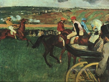 Edgar Degas Werke - bei den Rennen Edgar Degas